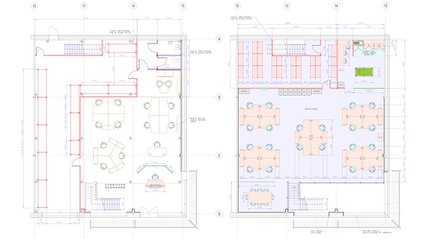 Cad drawing four