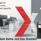 Up to £100 Cashback on selected Rexel Momentum Extra Jam Free Shredders.